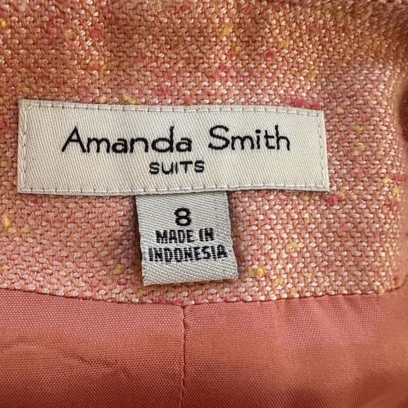 Amanda Smith Coral Textured Suit - Picture 4 of 9